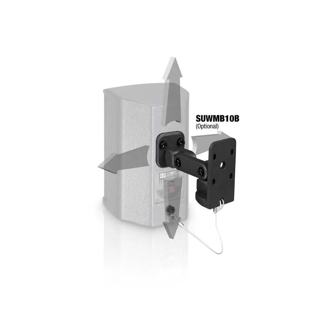 Bafle de Instalacion Pasivo Par Negro de 4" LD Systems SAT42G2