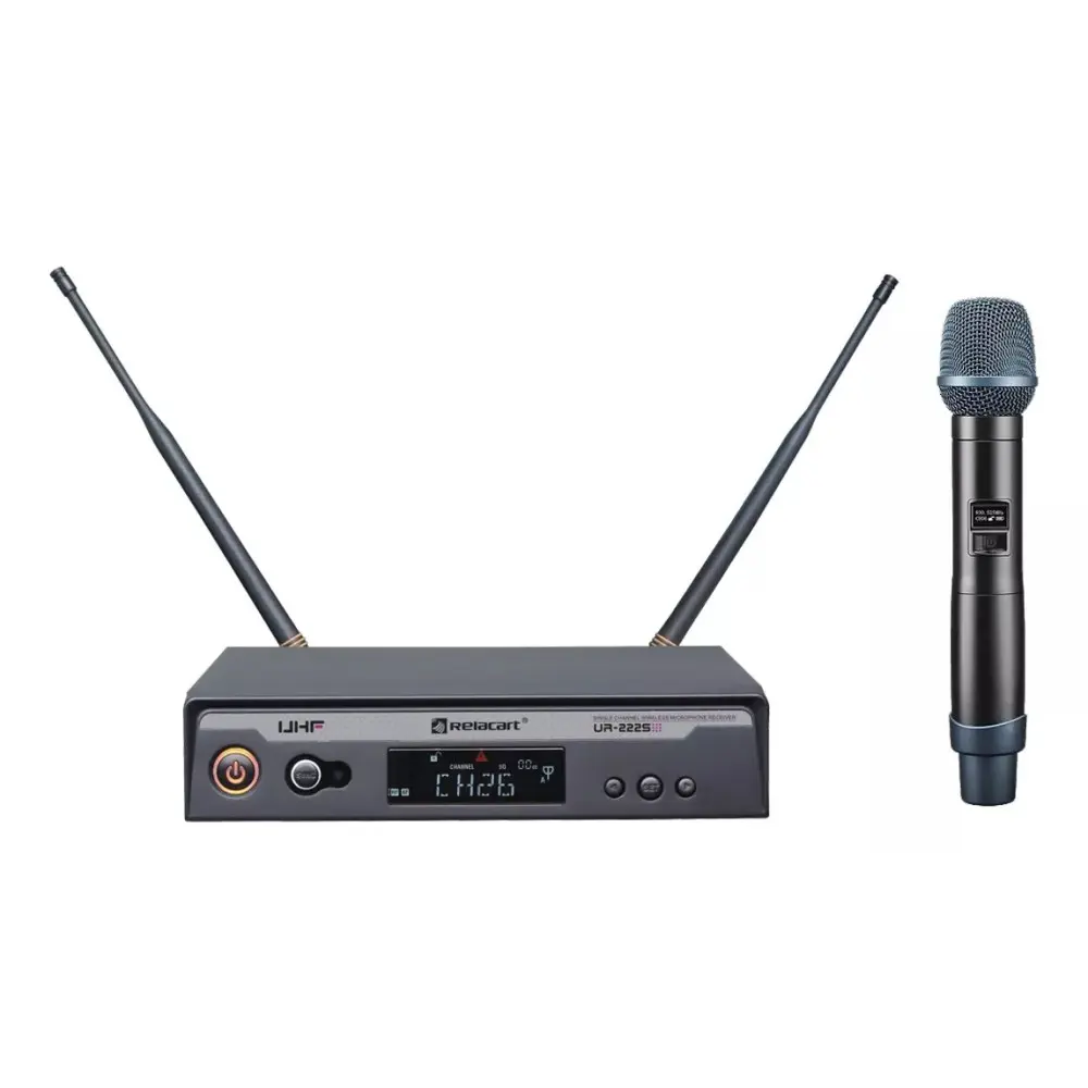 Sistema Inalambrico Microfono de Mano Relacart UR-222H