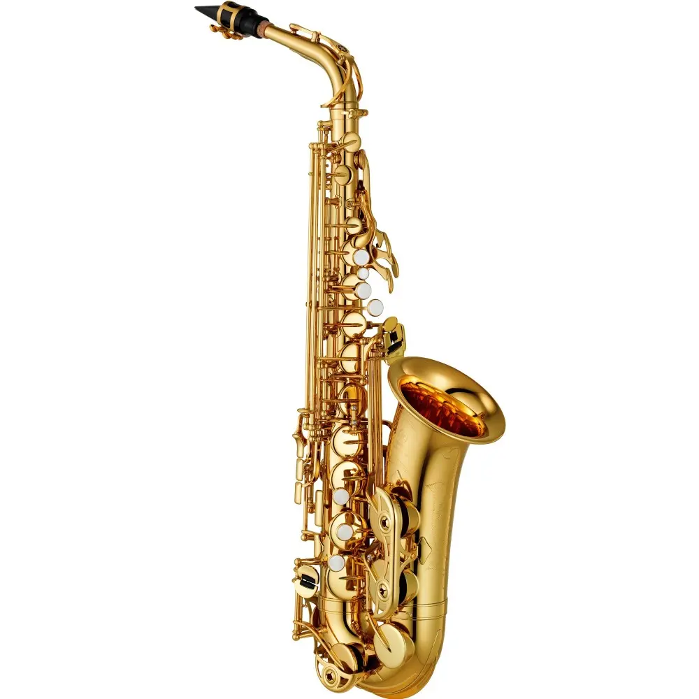 Saxo Alto Yamaha Yas480 Llaves Fa Dorado Con Estuche