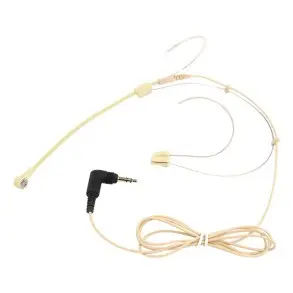 Micrófono Inalambrico Con Vincha Beige Relacart Ez Mi1-B