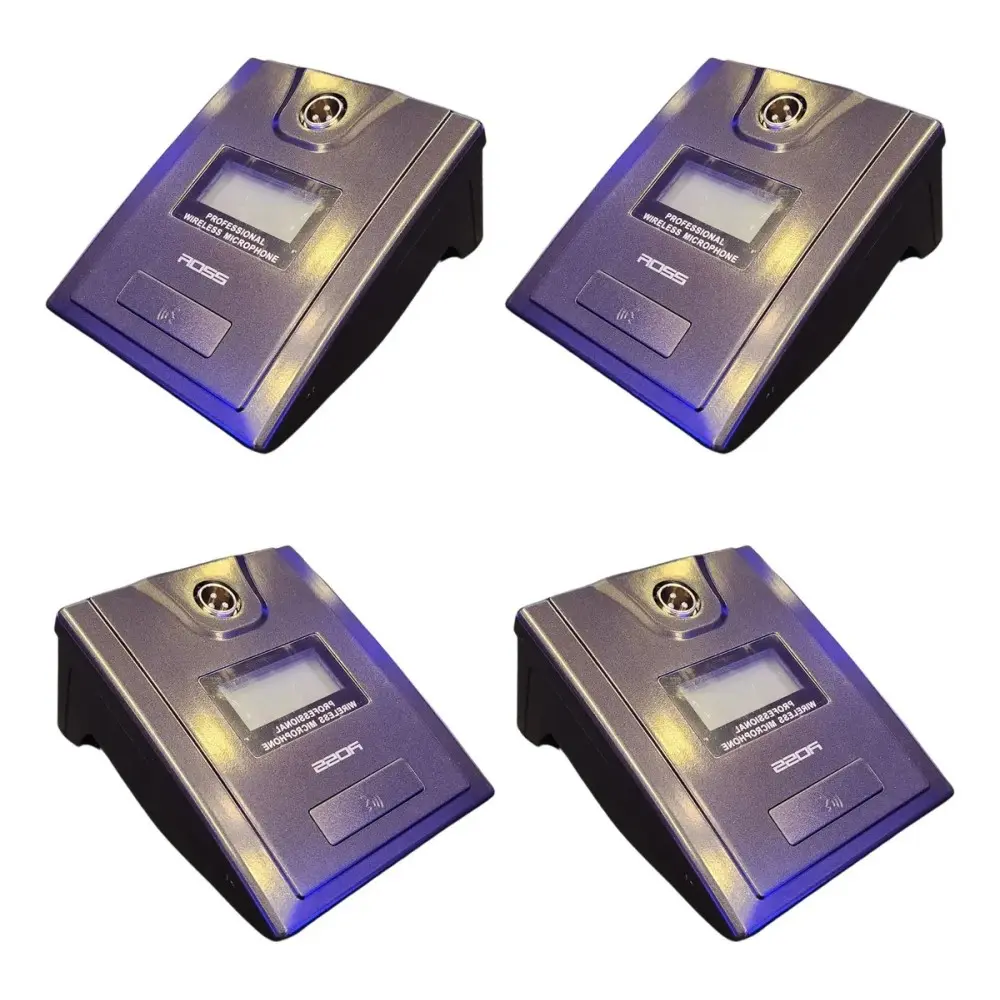Sistema Cuadruple Microfono Inalambrico de Mano Ross FU-4000