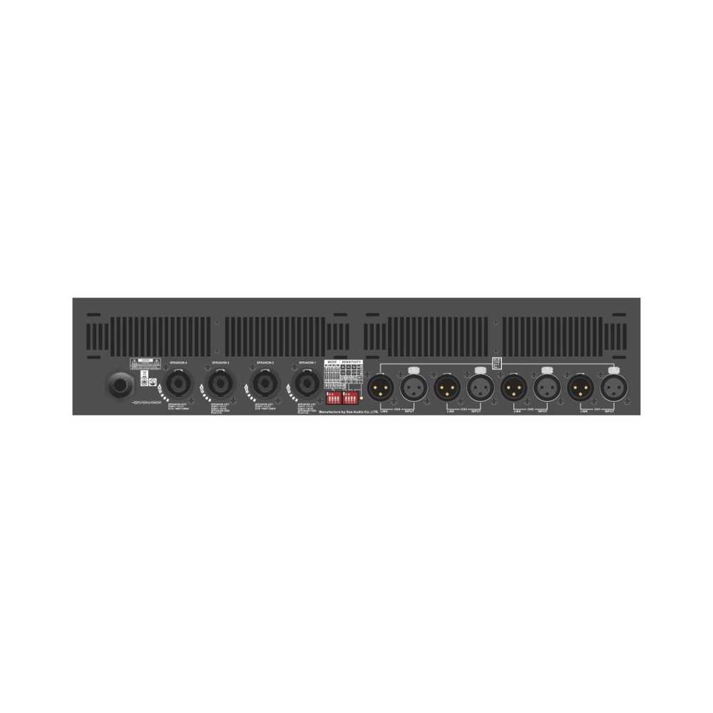 SAE Audio PQM13 Potencia SMPS 2100W X4/4O- 1300W X4/8O- 2500W X4/2O Clase I.