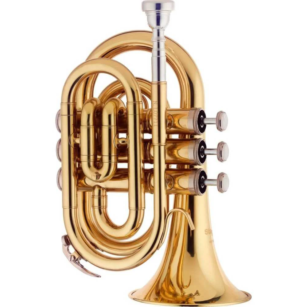 Trompeta Pocket Stagg Bb + Estuche Wstr245s