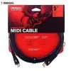 Cable MIDI 1,5 Mts Daddario PW-MD-05