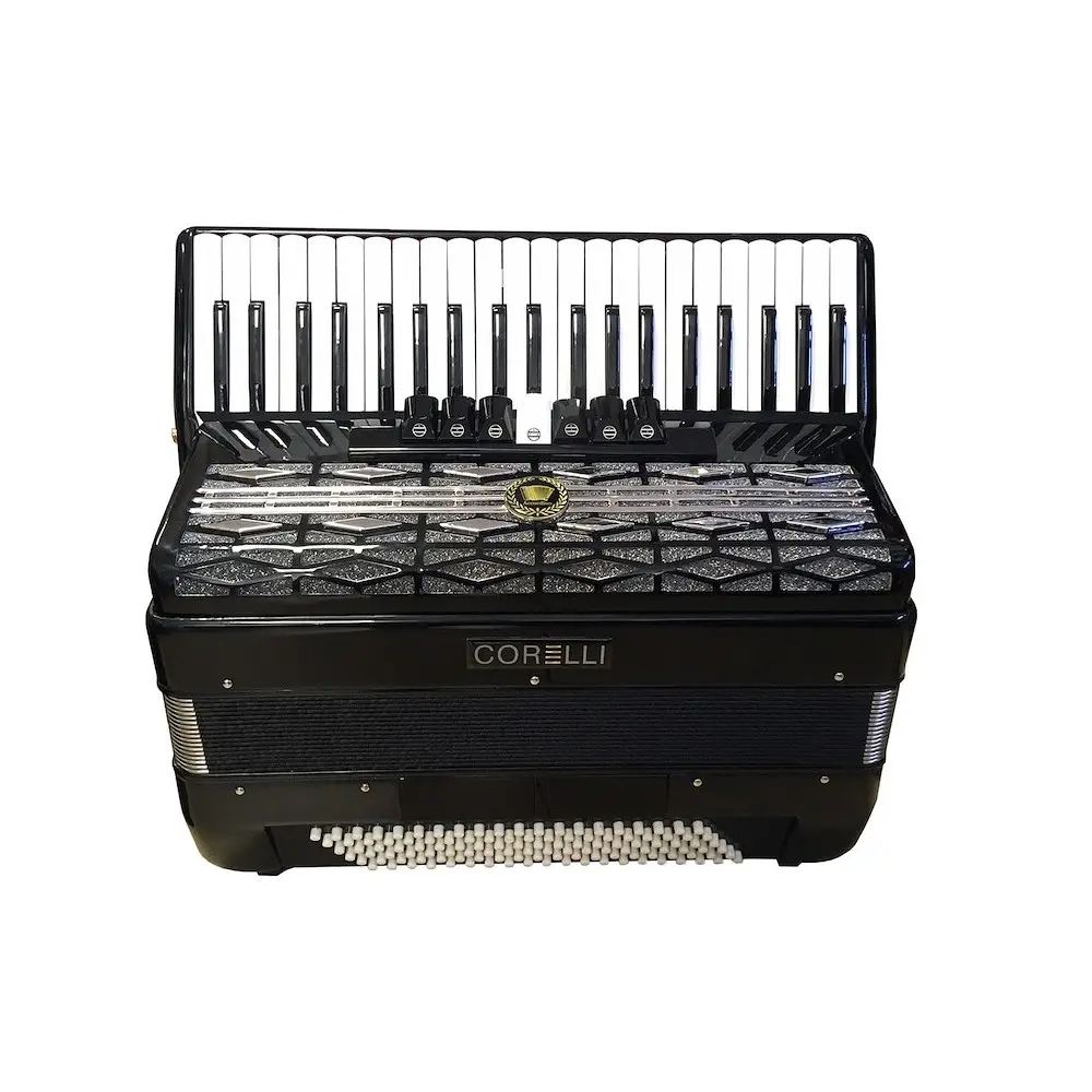 Acordeon a Piano Corelli 41 Teclas 120 Bajos Con Funda JH2008 BK