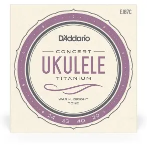 Encordado Nylon Titanium Para Ukelele Concierto Daddario EJ87C