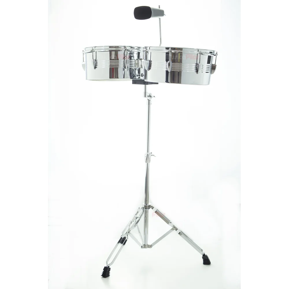 Timbaletas con Cencerro y Soporte Thunder JBTBS-1413