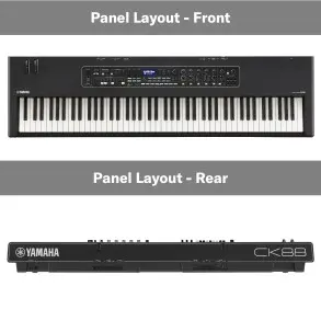 Stage Piano Yamaha CK88 88 Tecla con Drawbars
