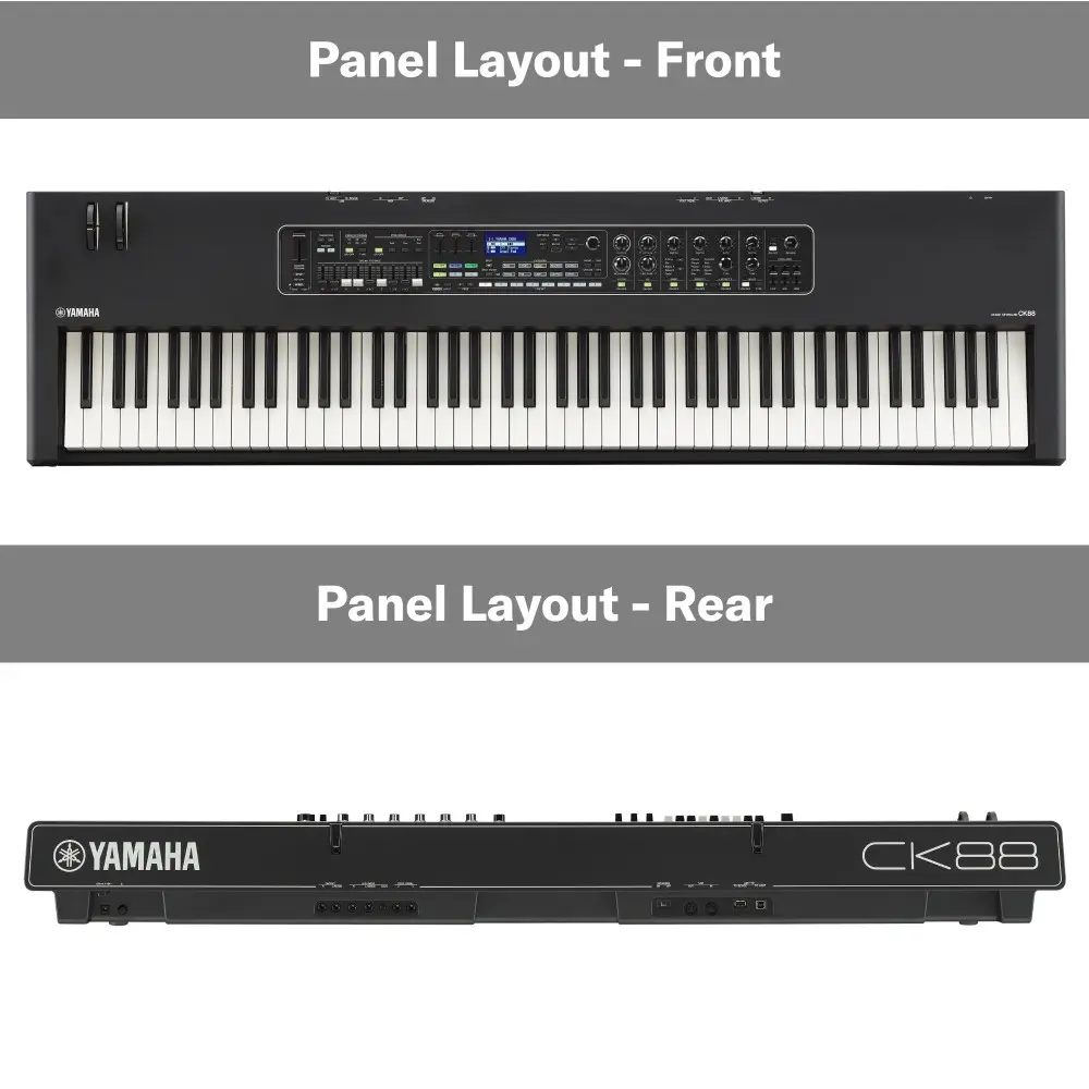 Stage Piano Yamaha CK88 88 Tecla con Drawbars