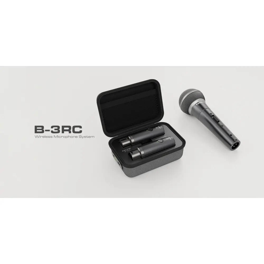 Sistema Inalambrico NUX B-3RC con Microfono Plug On XLR
