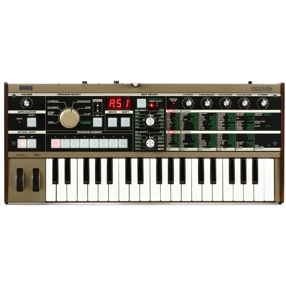 Sintetizador de Mod Analogico Vocoder MicroKORG MK1