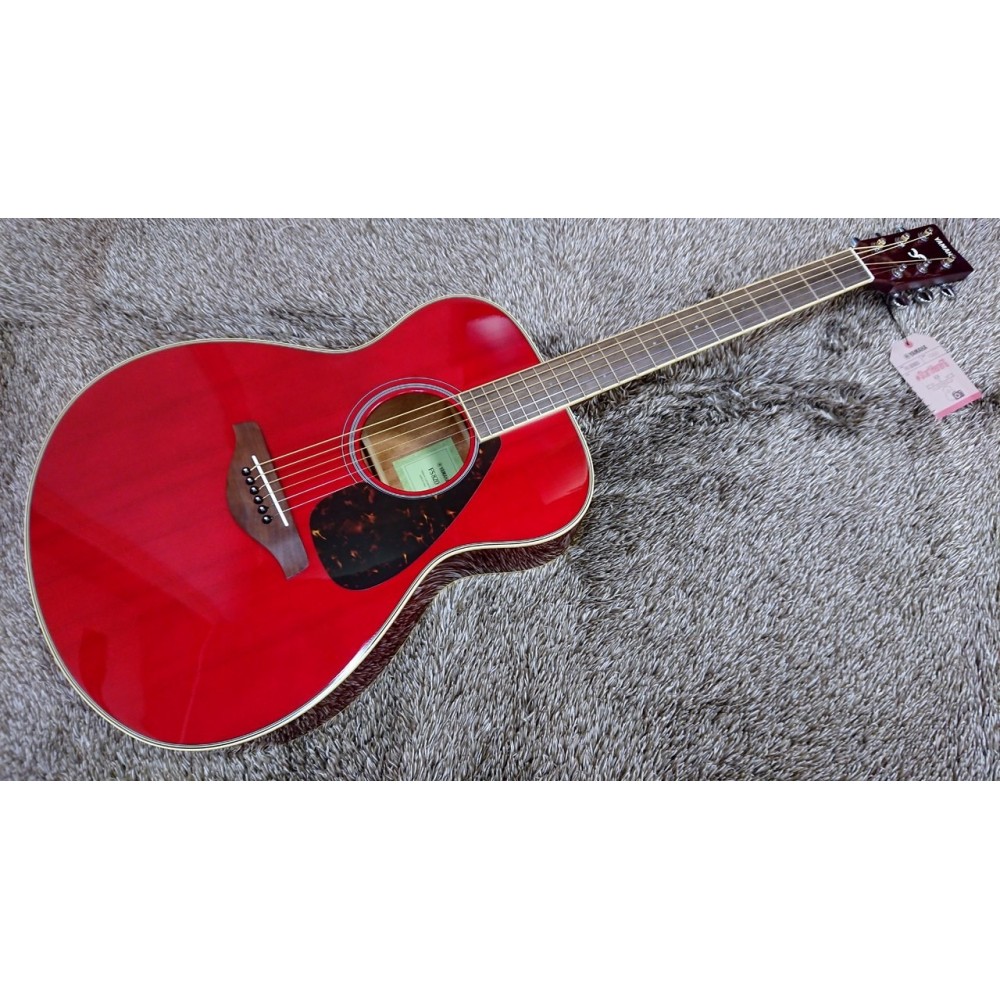 Guitarra Acústica Folk Yamaha Roja FS820RR
