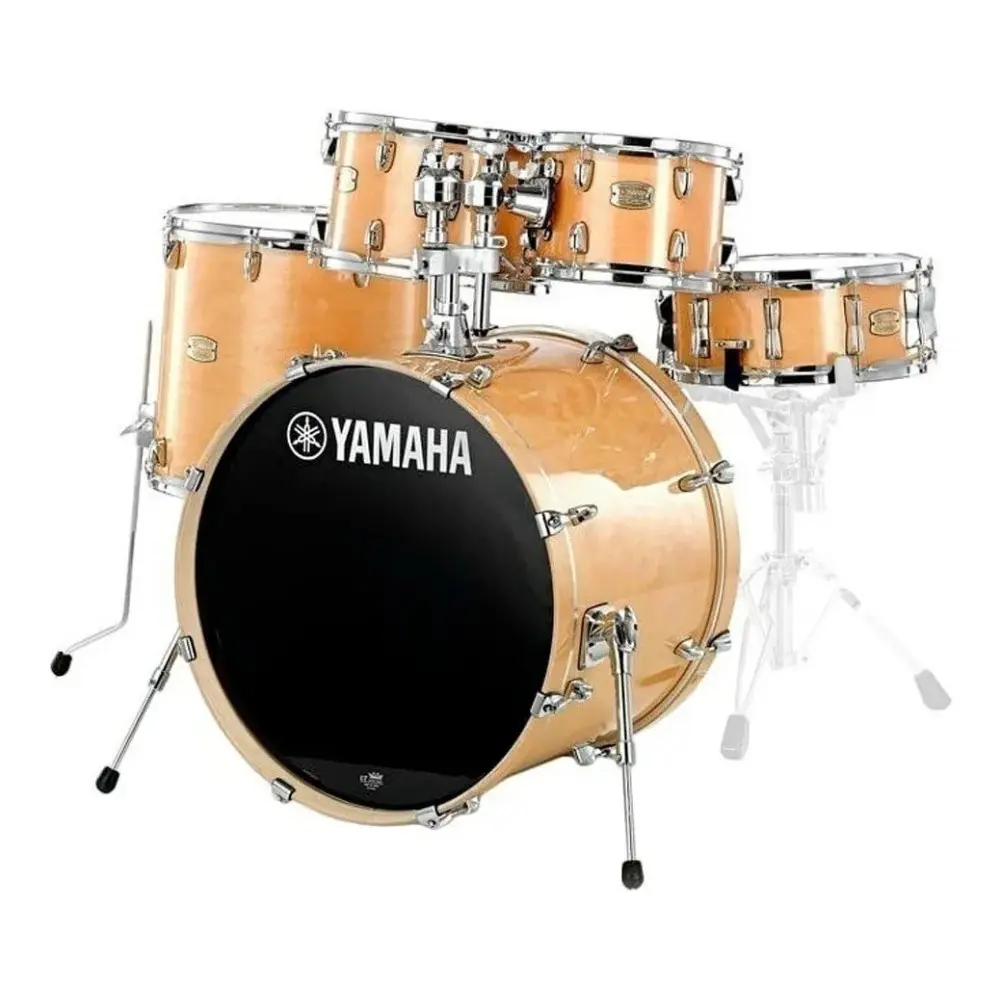 Batería Acustica 5 Cuerpos Bombo 22" Yamaha Stage Custom Birch Natural SBP2F5NW