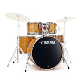 Batería Acustica 5 Cuerpos Bombo 22" Yamaha Stage Custom Birch Natural SBP2F5NW