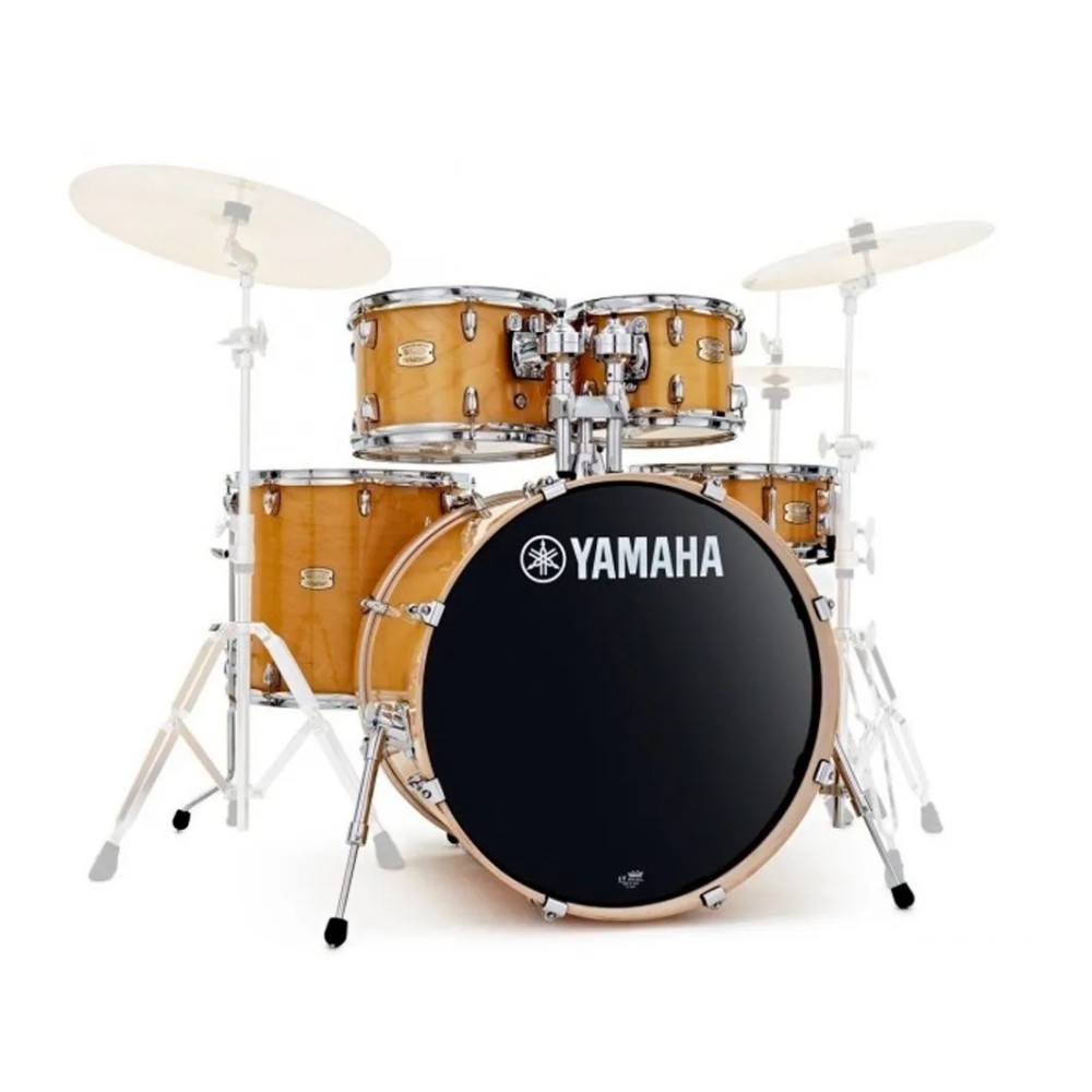Batería Acustica 5 Cuerpos Bombo 22" Yamaha Stage Custom Birch Natural SBP2F5NW