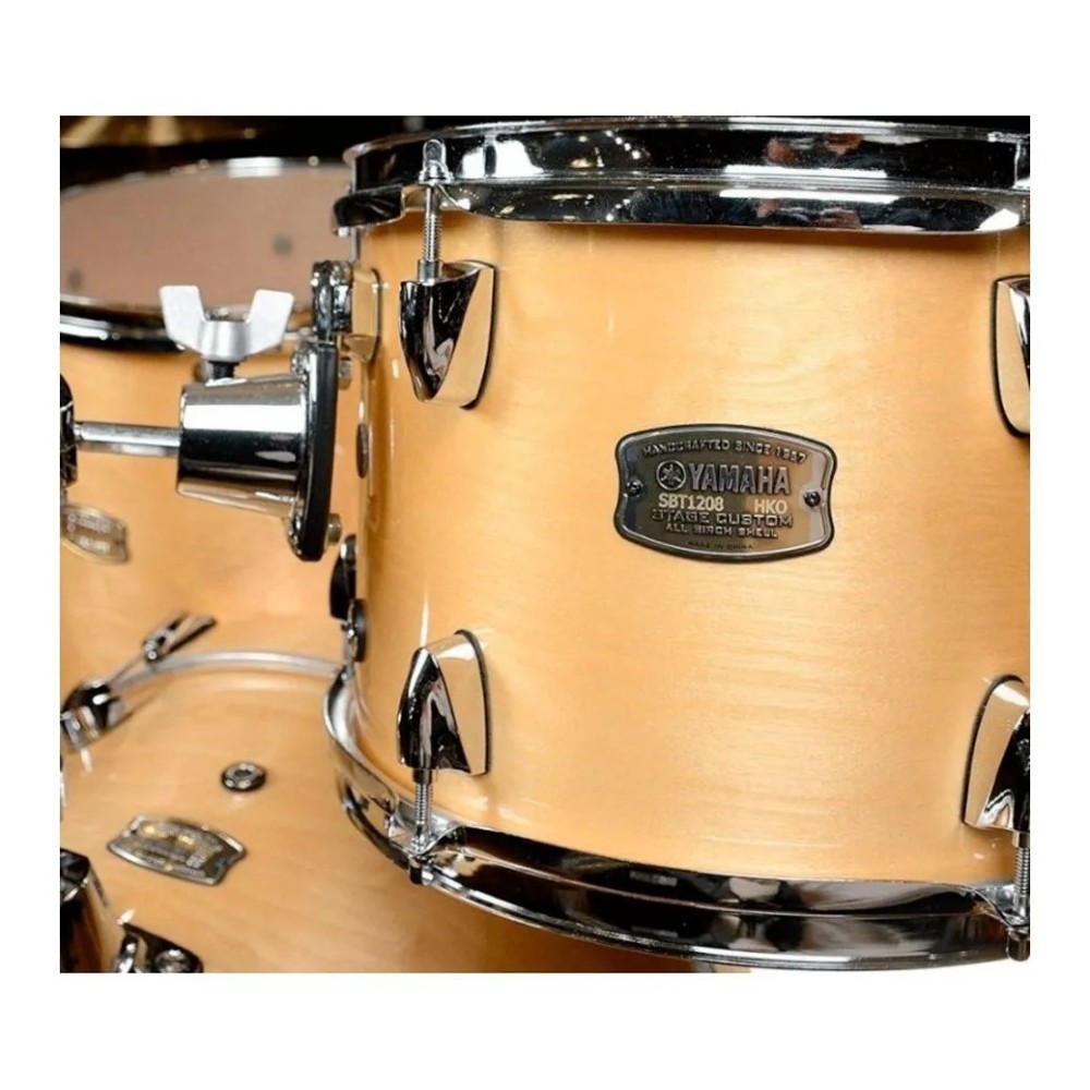 Batería Acustica 5 Cuerpos Bombo 22" Yamaha Stage Custom Birch Natural SBP2F5NW