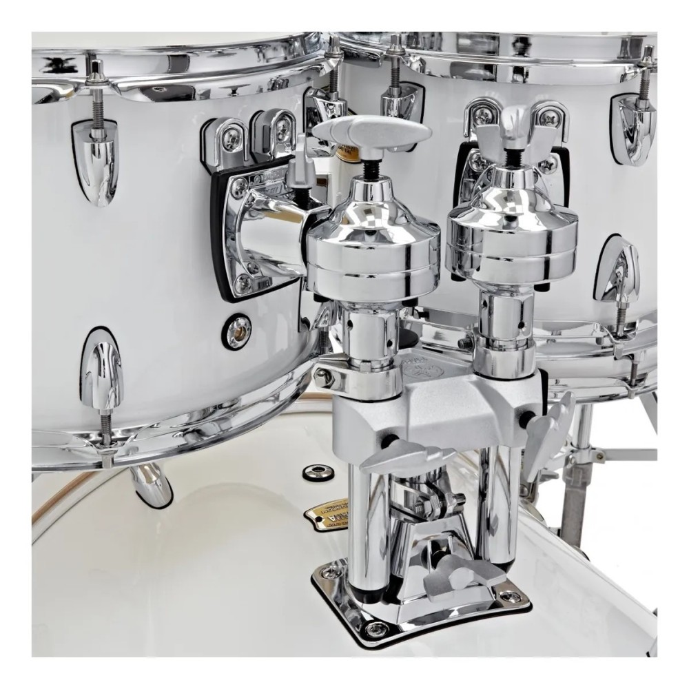 Batería Acustica 5 Cuerpos Bombo 22" Yamaha Stage Custom Birch Blanca SBP2F5CW