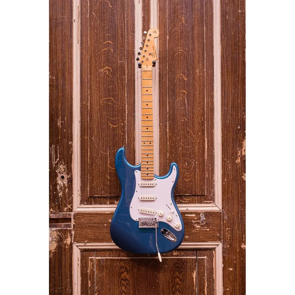 Guitarra Electrica Stratocaster con Funda Sx Azul SST57+/LPB