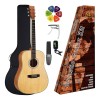 Pack Guitarra Acustica SX SD104LK Color Natural