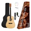 Pack Guitarra Acustica SX SD104LK Color Natural