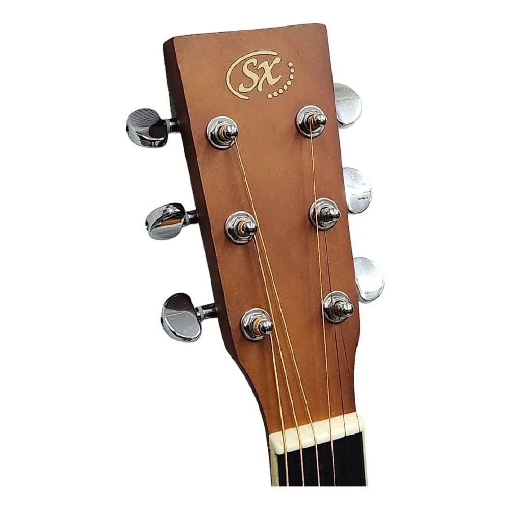 Guitarra Electroacustica Dreadnought Tapa Tilo Natural Mate SD104CE
