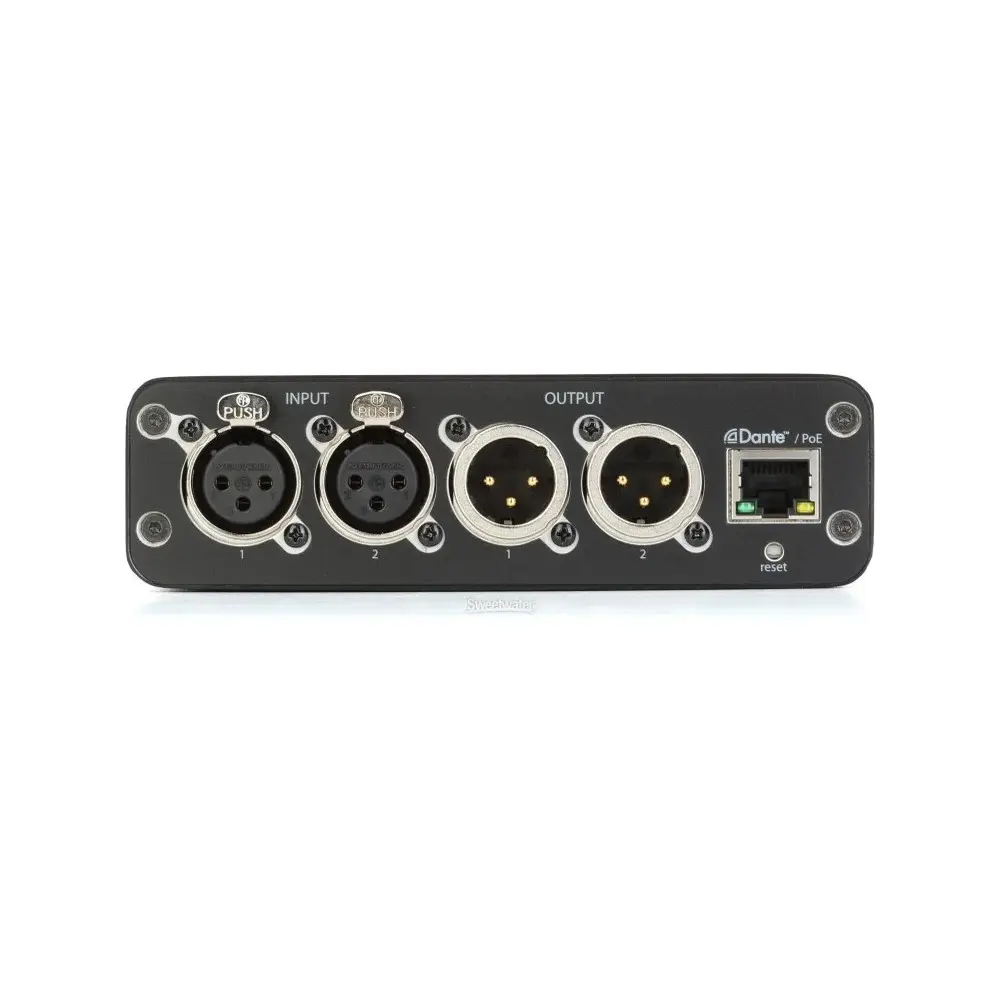 Interface de Audio Dante 2 Canales XLR IN 2 OUT Shure ANI22-XLR