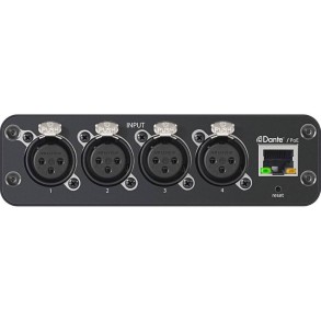 Interface de Audio Dante 4 Canales XLR IN Shure ANI4IN-XLR