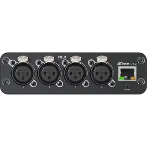 Interface de Audio Dante 4 Canales XLR IN Shure ANI4IN-XLR