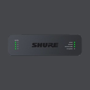 Interface de Audio Dante 4 Canales XLR IN Shure ANI4IN-XLR