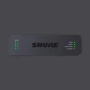 Interface de Audio Dante 4 Canales XLR IN Shure ANI4IN-XLR