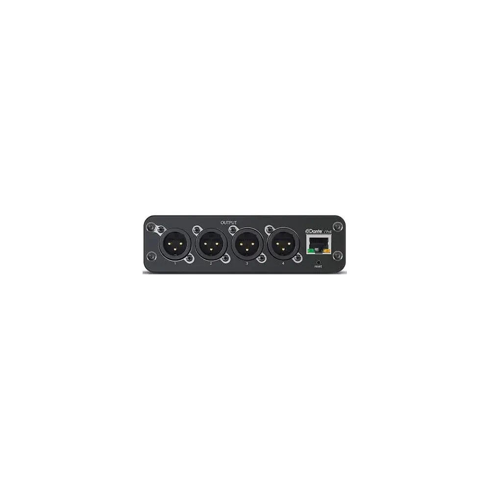 Interface de Audio Dante 4 Canales XLR OUT Shure ANI4OUT-XLR