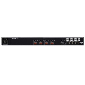 Interface de Audio Dante 4 Canales con Switch Shure MXWANI4-AR