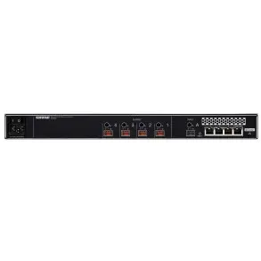 Interface de Audio Dante 4 Canales con Switch Shure MXWANI4-AR
