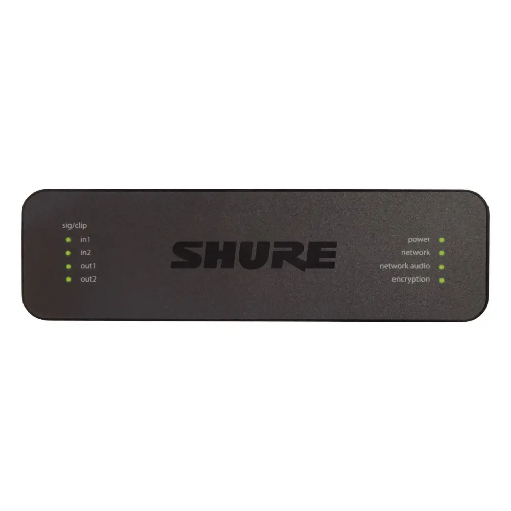 Interface de Audio Dante 1 Canal Eurobloc Shure ANIUSB-MATRIX