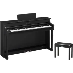 Piano Digital Con Mueble y Banqueta Yamaha CLP835B Clavinova Bluetooth