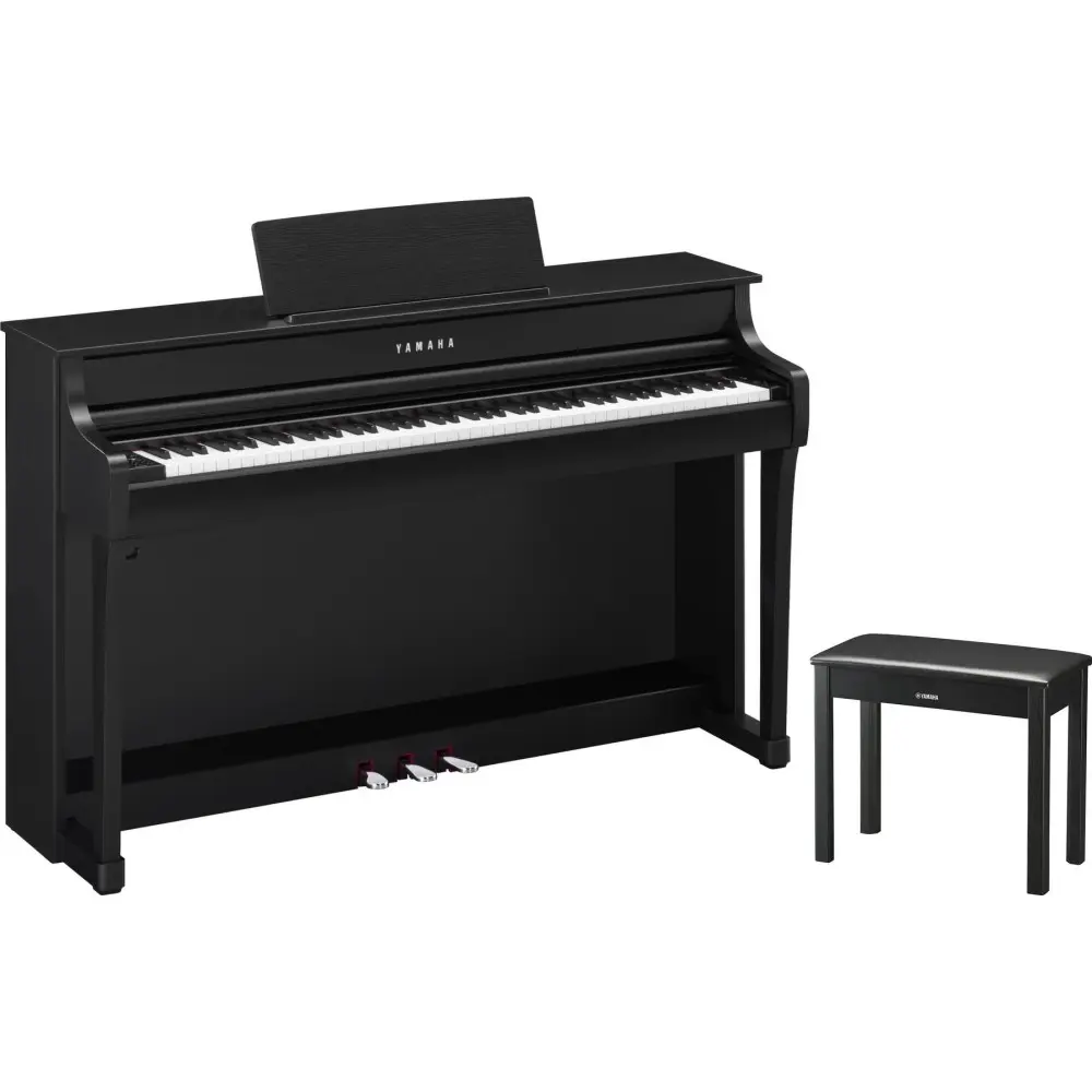 Piano Digital Con Mueble y Banqueta Yamaha CLP835B Clavinova Bluetooth