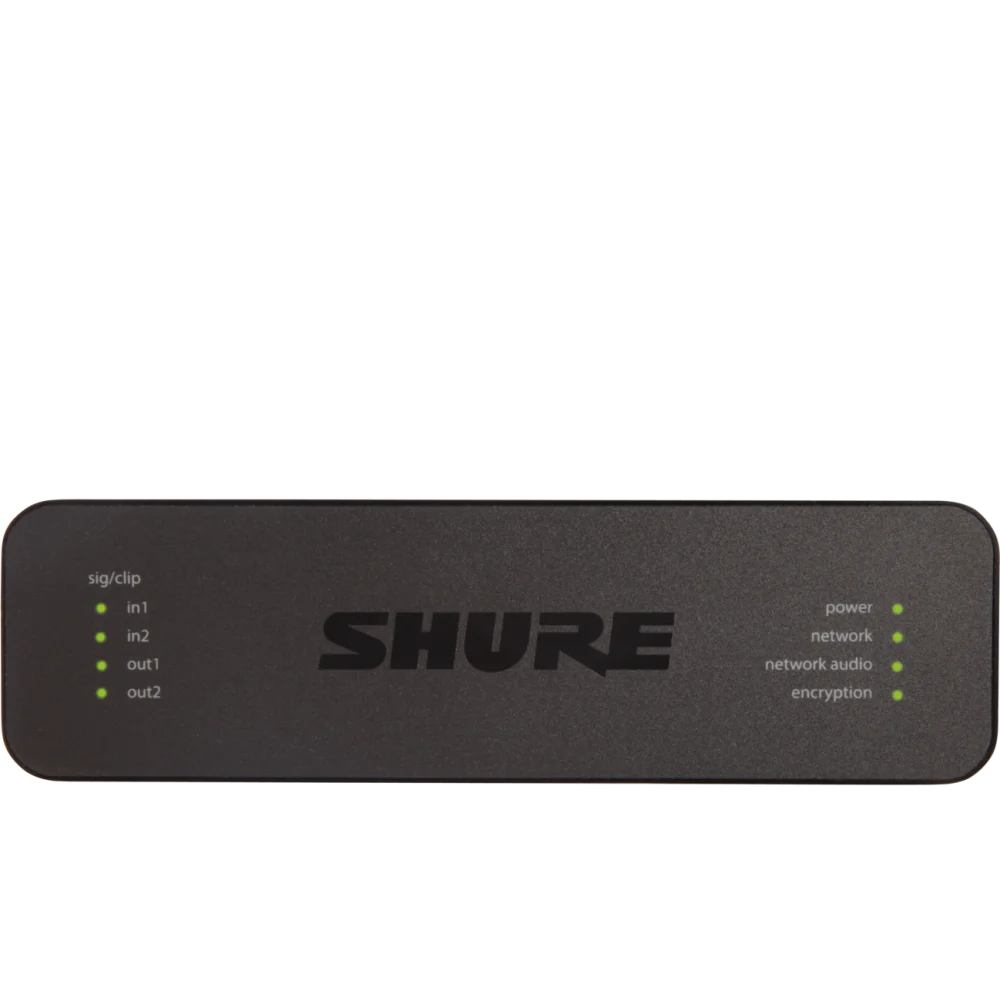 Interface de Audio Dante 2 Canales Eurobloc Shure ANI22-BLOCK