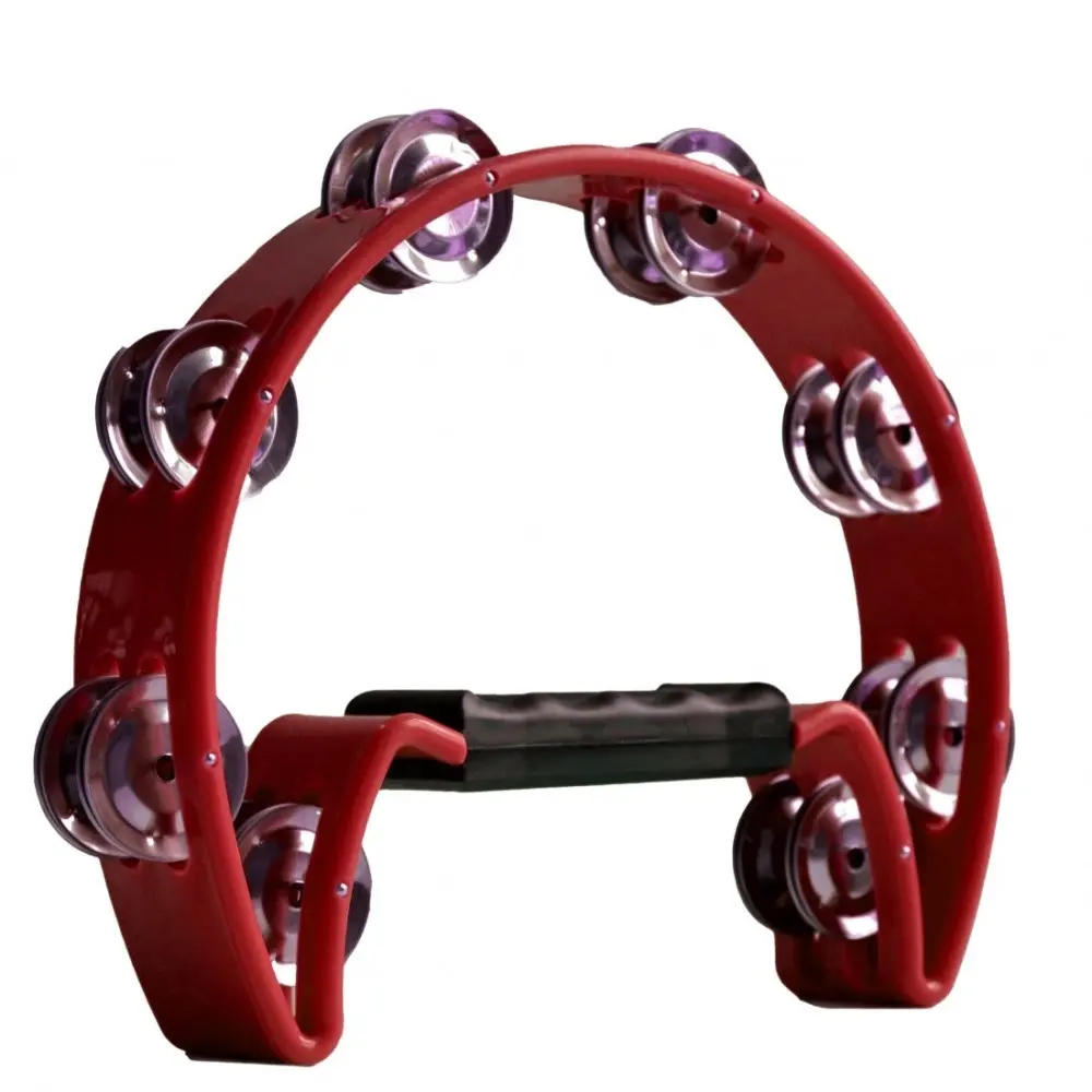Pandereta de 8 Sonajas Knight JB900RD Roja