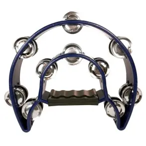 Pandereta 20 Sonajas Knight Azul JB917BL