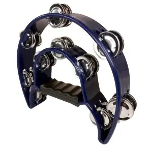 Pandereta 20 Sonajas Knight Azul JB917BL