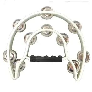 Pandereta 20 Sonajas Knight Blanco JB917WH
