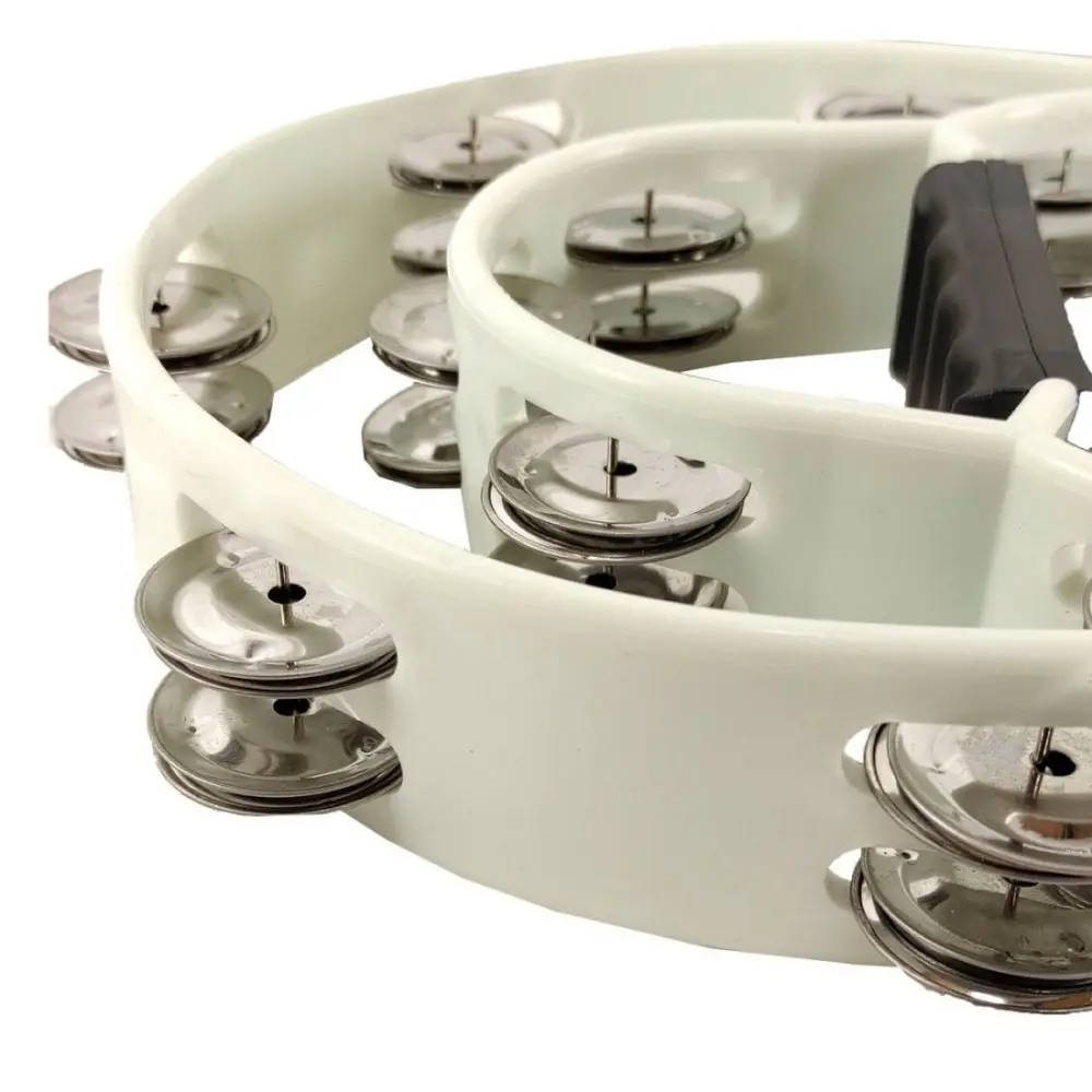 Pandereta 20 Sonajas Knight Blanco JB917WH