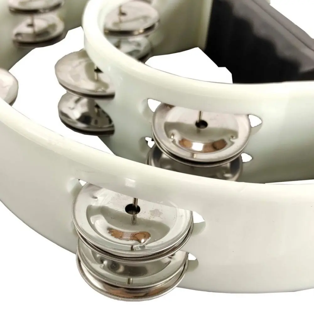 Pandereta 20 Sonajas Knight Blanco JB917WH