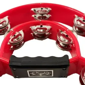 Pandereta 20 Sonajas Knight Roja JB917RD