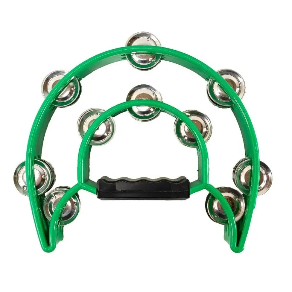 Pandereta 20 Sonajas Knight Verde JB917GR