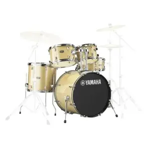 Batería Acústica Yamaha 5 Cuerpos Bombo 20" Champagne Glitter RDP0F5CPG
