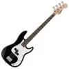Pack Bajo Eléctrico Leonard Precision 4 Cuerdas Negro + Amplificador Ross + Accesorios