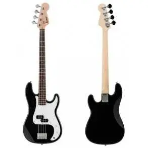 Pack Bajo Eléctrico Leonard Precision 4 Cuerdas Negro + Amplificador Ross + Accesorios