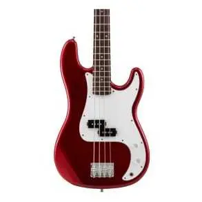 Pack Bajo Eléctrico Leonard Precision 4 Cuerdas Rojo Metalizado + Amplificador Ross + Accesorios