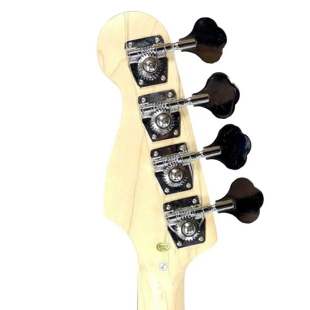 Pack Bajo Eléctrico Leonard Precision 4 Cuerdas Rojo Metalizado + Amplificador Ross + Accesorios